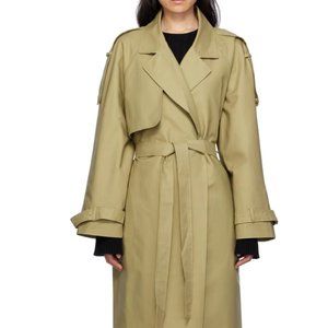 THE FRANKIE SHOP Khaki Suzanne Trench Coat